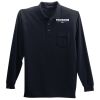 Long Sleeve Silk Touch Polo with Pocket Thumbnail