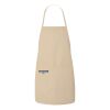 Heather NL2R Long Round Bottom Cotton Twill Apron Thumbnail