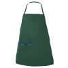 Caroline AL2B Butcher Style Cotton Twill Apron Forest Thumbnail